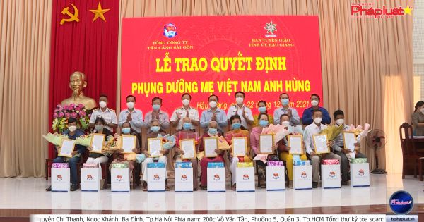 Phụng dưỡng suốt đời 12 Bà Mẹ Việt Nam Anh hùng tại Hậu Giang