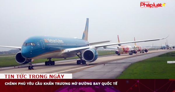 Chính phủ yêu cầu khẩn trương mở đường bay quốc tế