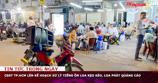CSGT TP.HCM lên kế hoạch xử lý tiếng ồn loa kẹo kéo, loa phát quảng cáo
