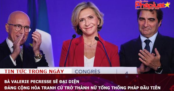 Bà Valerie Pecresse sẽ đại diện Đảng Cộng Hòa tranh cử trở thành nữ tổng thống Pháp đầu tiên