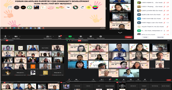 Chuyện những chú rối giúp phát triển cộng đồng ở nhiều lĩnh vực