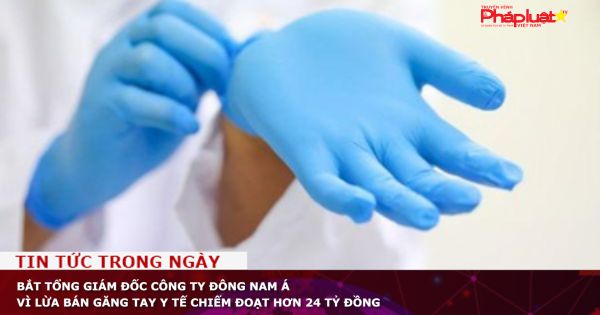 Bắt Tổng Giám đốc Công ty Đông Nam Á vì lừa bán găng tay y tế chiếm đoạt hơn 24 tỷ đồng