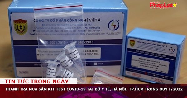 Thanh tra mua sắm kit test Covid-19 tại Bộ Y tế, Hà Nội, TP.HCM trong quý I/2022