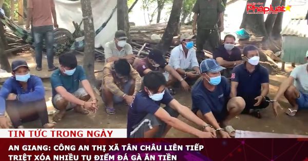 An Giang: Công an thị xã Tân Châu liên tiếp triệt xóa nhiều tụ điểm đá gà ăn tiền