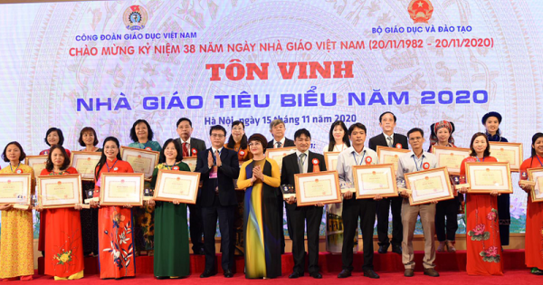 Bộ Giáo dục và Đào tạo sẽ bình chọn 200 Nhà giáo tiêu biểu cả nước mỗi năm