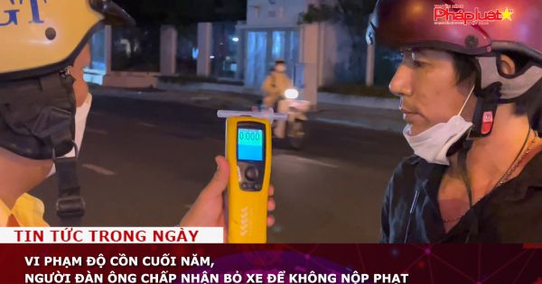 Vi phạm độ cồn cuối năm, người đàn ông chấp nhận bỏ xe để không nộp phạt