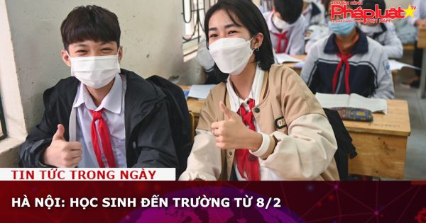 Hà Nội: Học sinh đến trường từ 8/2