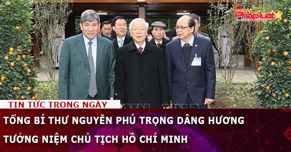 Tổng Bí thư Nguyễn Phú Trọng dâng hương tưởng niệm Chủ tịch Hồ Chí Minh