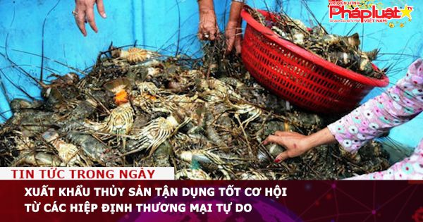 Xuất khẩu thủy sản tận dụng tốt cơ hội từ các Hiệp định thương mại tự do