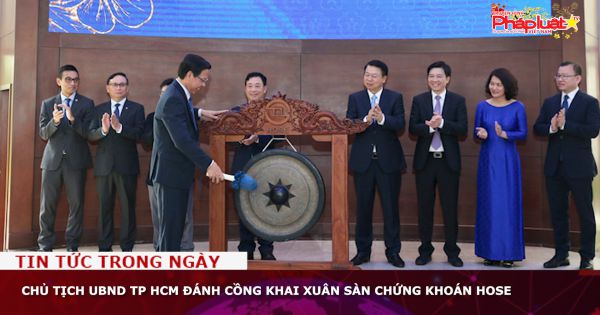 Chủ tịch UBND TP HCM đánh cồng khai Xuân sàn chứng khoán HoSE