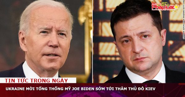Ukraine mời Tổng thống Mỹ Joe Biden sớm tới thăm thủ đô Kiev