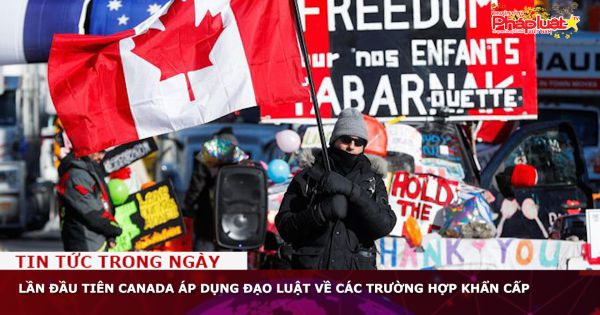 Lần đầu tiên Canada áp dụng Đạo luật về các trường hợp khẩn cấp
