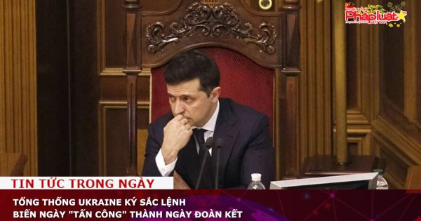 Tổng thống Ukraine ký sắc lệnh biến ngày 