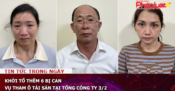 Khởi tố thêm 6 bị can vụ tham ô tài sản tại Tổng Công ty 3/2