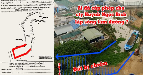 Long An: Hơn mười năm thất thoát tiền thuê đất công, sẵn đà chiếm dụng luôn bờ sông làm của riêng