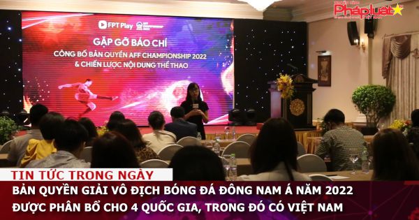 Bản quyền AFF Championship 2022 được phân bổ cho 4 quốc gia, trong đó có Việt Nam