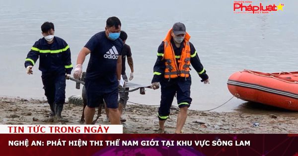 Nghệ An: Phát hiện thi thể nam giới tại khu vực sông Lam
