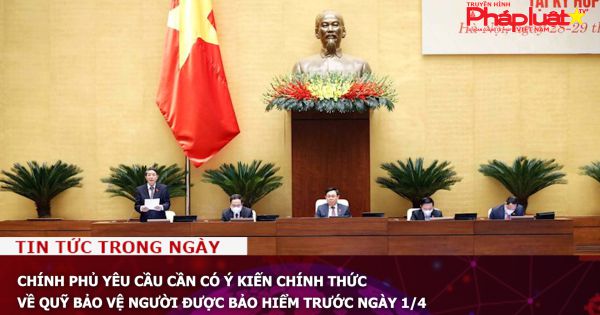 Chính phủ yêu cầu cần có ý kiến chính thức về Quỹ bảo vệ người được bảo hiểm trước ngày 1/4
