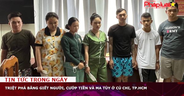 Triệt phá băng giết người, cướp tiền và ma túy ở Củ Chi, TP.HCM