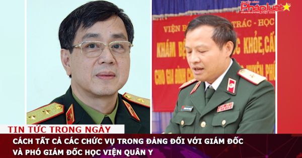 Cách tất cả các chức vụ trong Đảng đối với Giám đốc và Phó Giám đốc Học viện Quân y