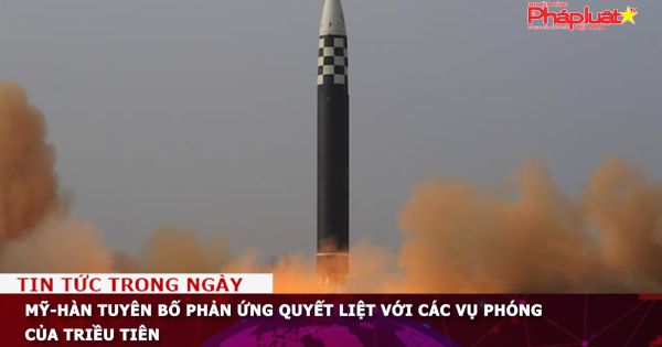 Mỹ-Hàn tuyên bố phản ứng quyết liệt với các vụ phóng của Triều Tiên