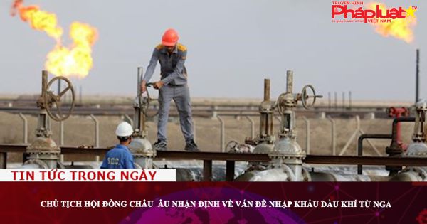 Chủ tịch Hội đồng châu Âu nhận định về vấn đề nhập khẩu dầu khí từ Nga