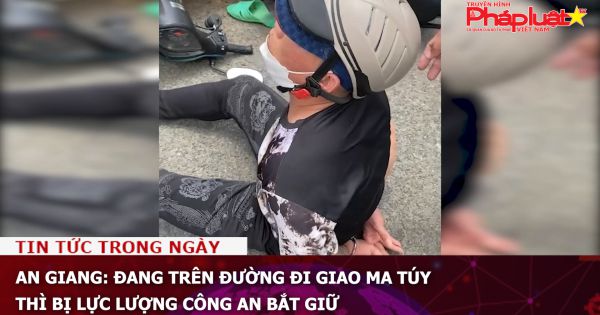 An Giang: Đang trên đường đi giao ma túy thì bị lực lượng Công an bắt giữ