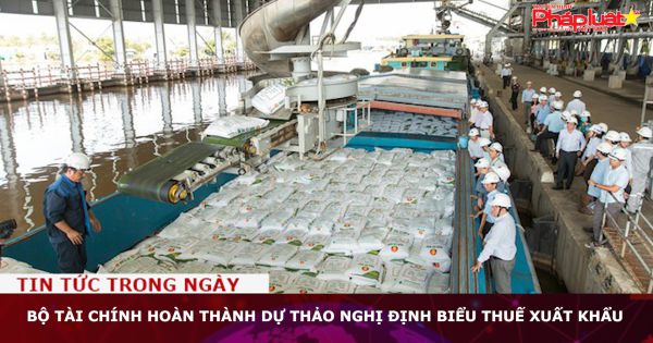 Bộ Tài chính hoàn thành Dự thảo Nghị định Biểu thuế xuất khẩu