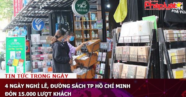 4 ngày nghỉ lễ, đường sách TP Hồ Chí Minh đón 15.000 lượt khách