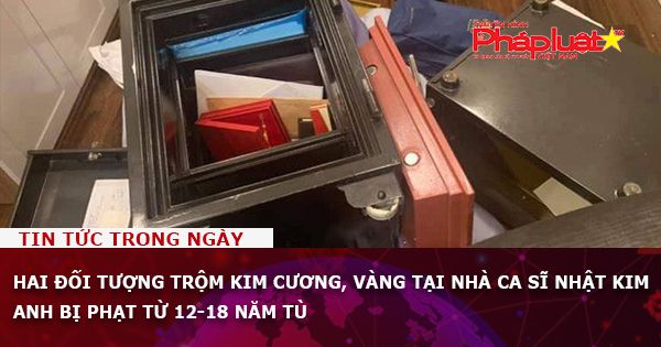 Hai đối tượng trộm kim cương, vàng tại nhà ca sĩ Nhật Kim Anh bị phạt từ 12-18 năm tù
