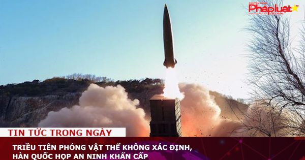 Triều Tiên phóng vật thể không xác định, Hàn Quốc họp an ninh khẩn cấp