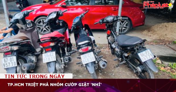 TP.HCM triệt phá nhóm cướp giật 'nhí'
