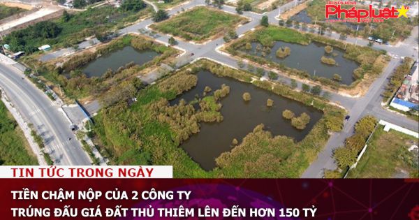 Tiền chậm nộp của 2 công ty trúng đấu giá đất Thủ Thiêm lên đến hơn 150 tỷ
