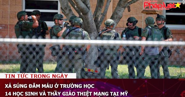 Xả súng đẫm máu ở trường học, 14 học sinh và thầy giáo thiệt mạng tại Mỹ