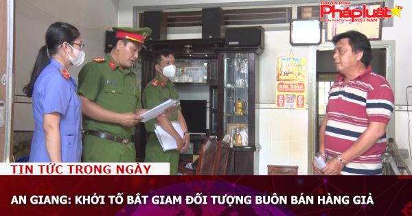An Giang: Khởi tố bắt giam đối tượng buôn bán hàng giả