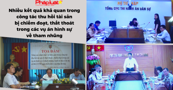 Nhiều kết quả khả quan trong công tác thu hồi tài sản bị chiếm đoạt, thất thoát trong các vụ án hình sự về tham nhũng