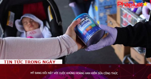 Mỹ đang đối mặt với cuộc khủng hoảng han hiếm sữa công thức