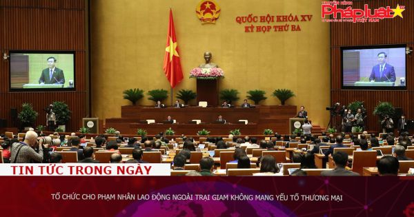 Tổ chức cho phạm nhân lao động ngoài trại giam không mang yếu tố thương mại