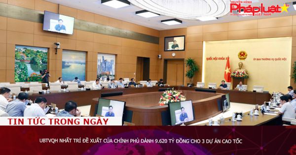 Quốc hội nhất trí đề xuất của Chính phủ dành 9.620 tỷ đồng cho 3 dự án cao tốc