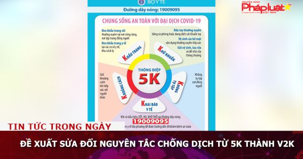 Đề xuất sửa đổi nguyên tắc chống dịch từ 5K thành V2K