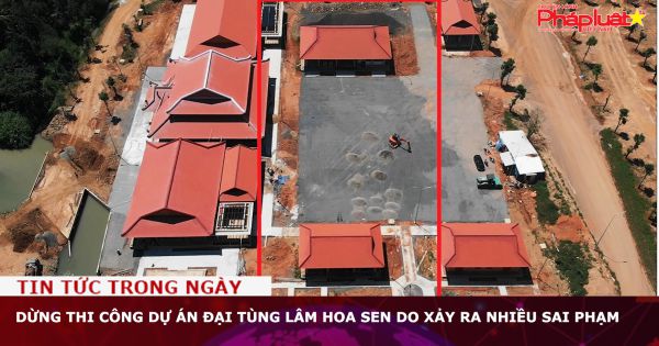 Dừng thi công dự án Đại Tùng Lâm Hoa Sen do xảy ra nhiều sai phạm