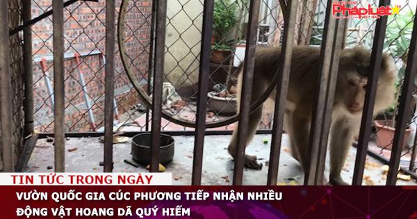 Vườn Quốc gia Cúc Phương tiếp nhận nhiều động vật hoang dã quý hiếm