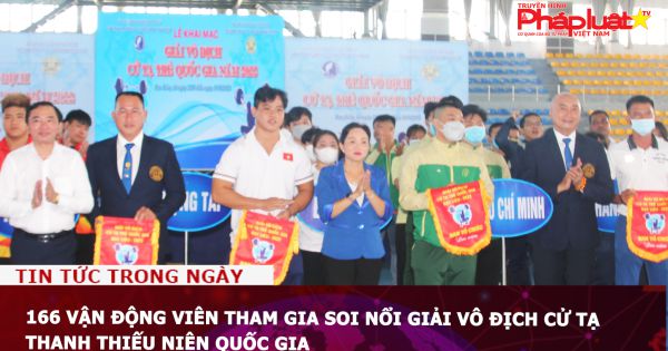 166 Vận động viên tham gia Giải vô địch cử tạ thanh thiếu niên quốc gia
