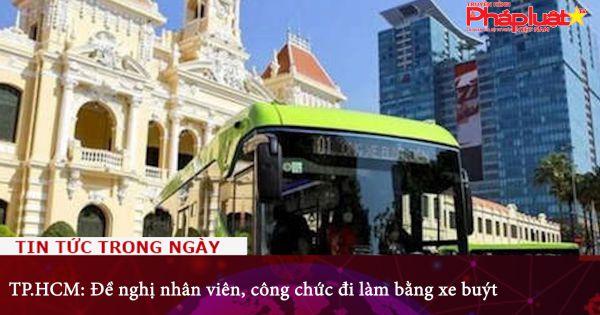 TP.HCM: Đề nghị nhân viên, công chức đi làm bằng xe buýt