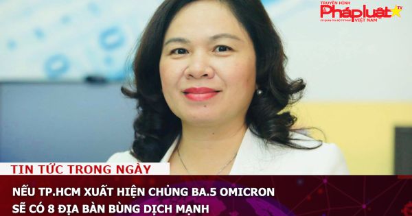 Nếu TP.HCM xuất hiện chủng BA.5 Omicron, sẽ có 8 địa bàn bùng dịch mạnh