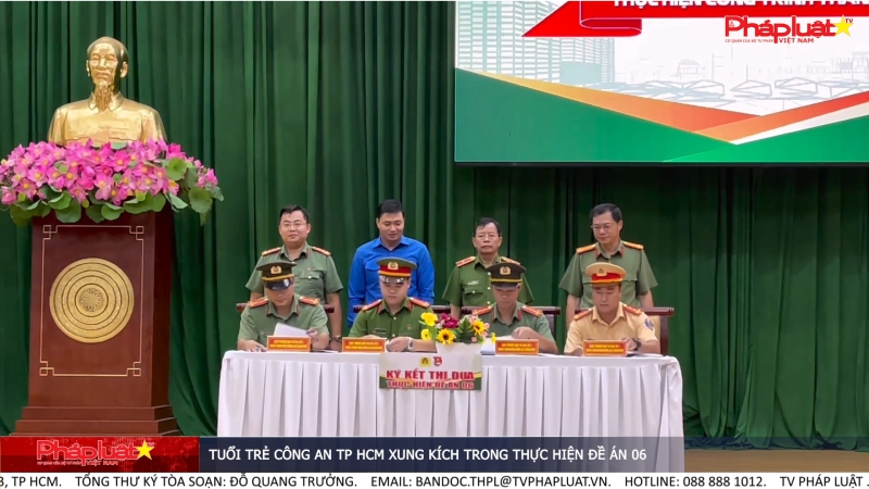 Tuổi trẻ Công an TP HCM xung kích trong thực hiện Đề án 06