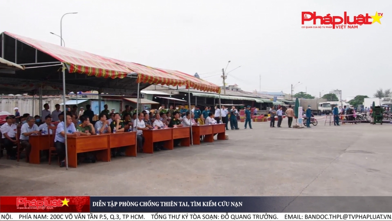 Diễn tập phòng chống thiên tai, tìm kiếm cứu nạn