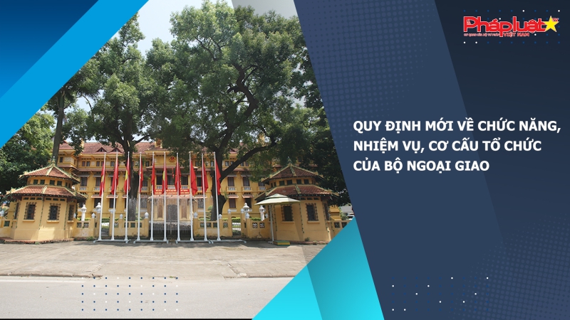 Quy định mới về chức năng, nhiệm vụ, cơ cấu tổ chức của Bộ Ngoại giao