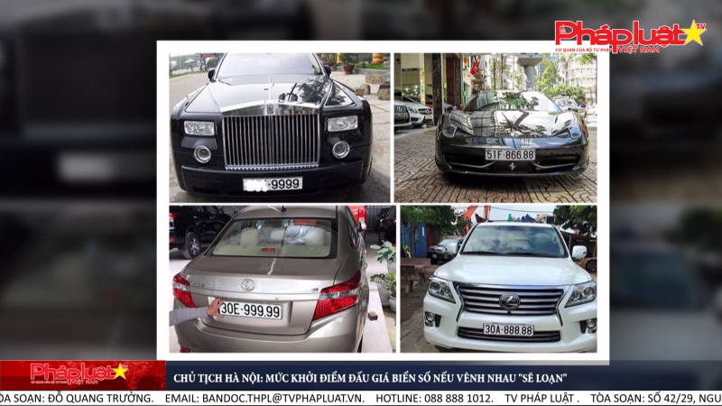 Chủ tịch Hà Nội: Mức khởi điểm đấu giá biển số nếu vênh nhau 