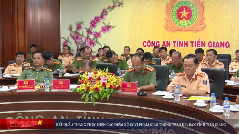 Kết quả 3 tháng thực hiện cao điểm xử lý vi phạm giao thông trên địa bàn tỉnh Tiền Giang